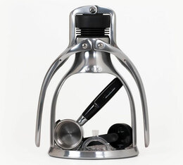 ROK Espresso - Macchina da caffè espresso a leva - GC Chrome 