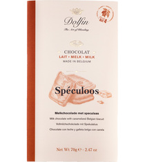 Dolfin - Tavoletta di cioccolato al latte e Speculoos 70 g