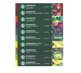 Kit Degustazione 100 Capsule compatibili Nespresso* Original - Starbucks 