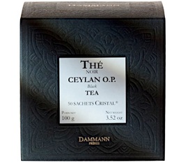 Tè nero di Ceylon O.P. - 50 bustine di Cristal - DAMMANN FRÈRES