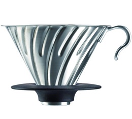 Hario Dripper V60 VDG-02 conica in acciaio da 2 a 4 tazze