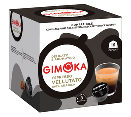 16 capsule compatibili Nescafe* Dolce Gusto* Vellutato – Gimoka