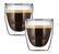Bodum - 2 Bicchierini da caffè doppia parete - Pilatus 8 cl