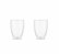 Bodum - 2 Bicchieri doppia parete striati - Pavina 32 cl