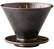 Kinto - Dripper conico SCS-S01 in porcellana nera da 2 a 4 tazze